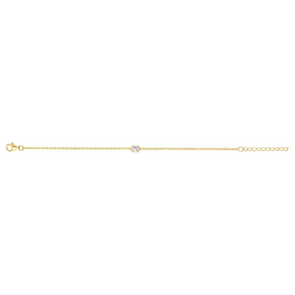 Bracelet souple mono-motif Plaqué Or by Stauffer Ref. 76300130