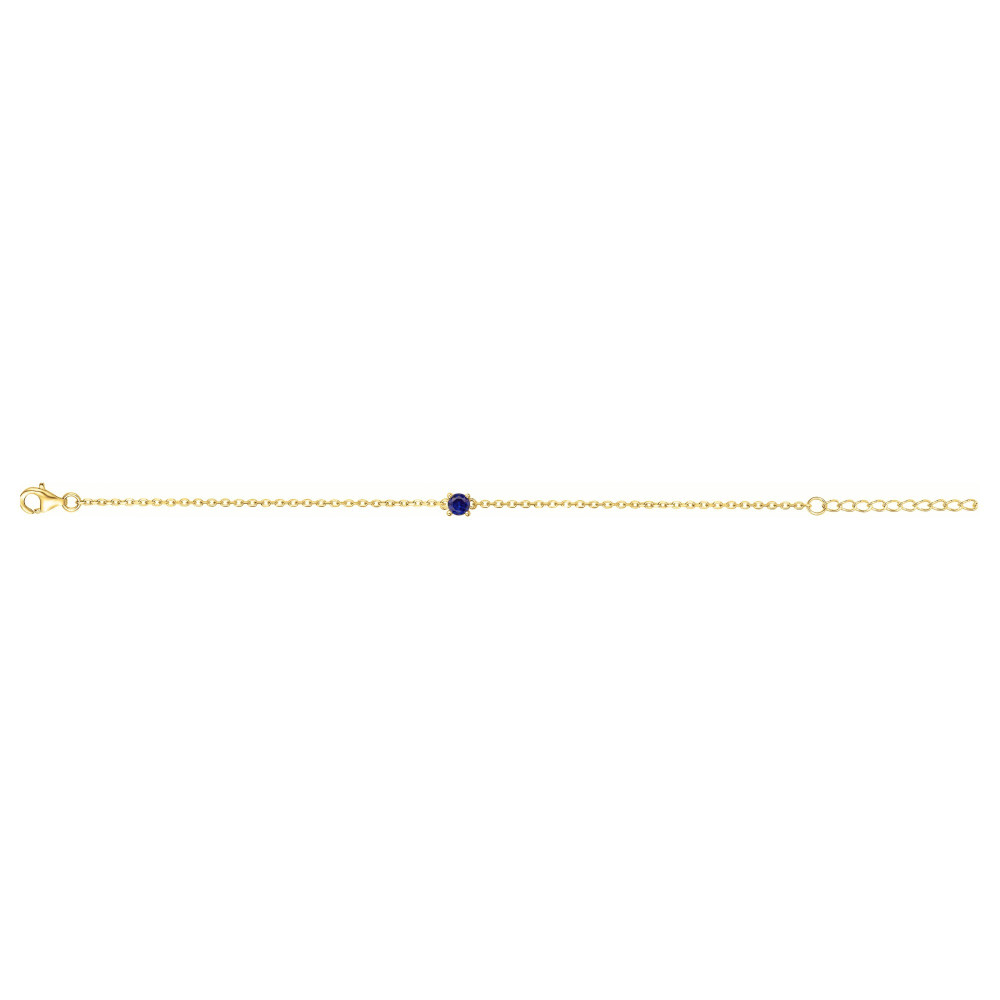Bracelet souple mono-motif Plaqué Or by Stauffer Ref. 76300133
