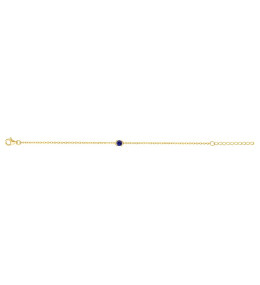 Bracelet souple mono-motif Plaqué Or by Stauffer Ref. 76300133