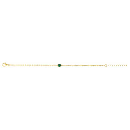 Bracelet souple mono-motif Plaqué Or by Stauffer Ref. 76300134