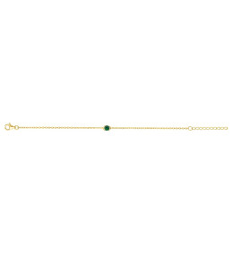 Bracelet souple mono-motif Plaqué Or by Stauffer Ref. 76300134