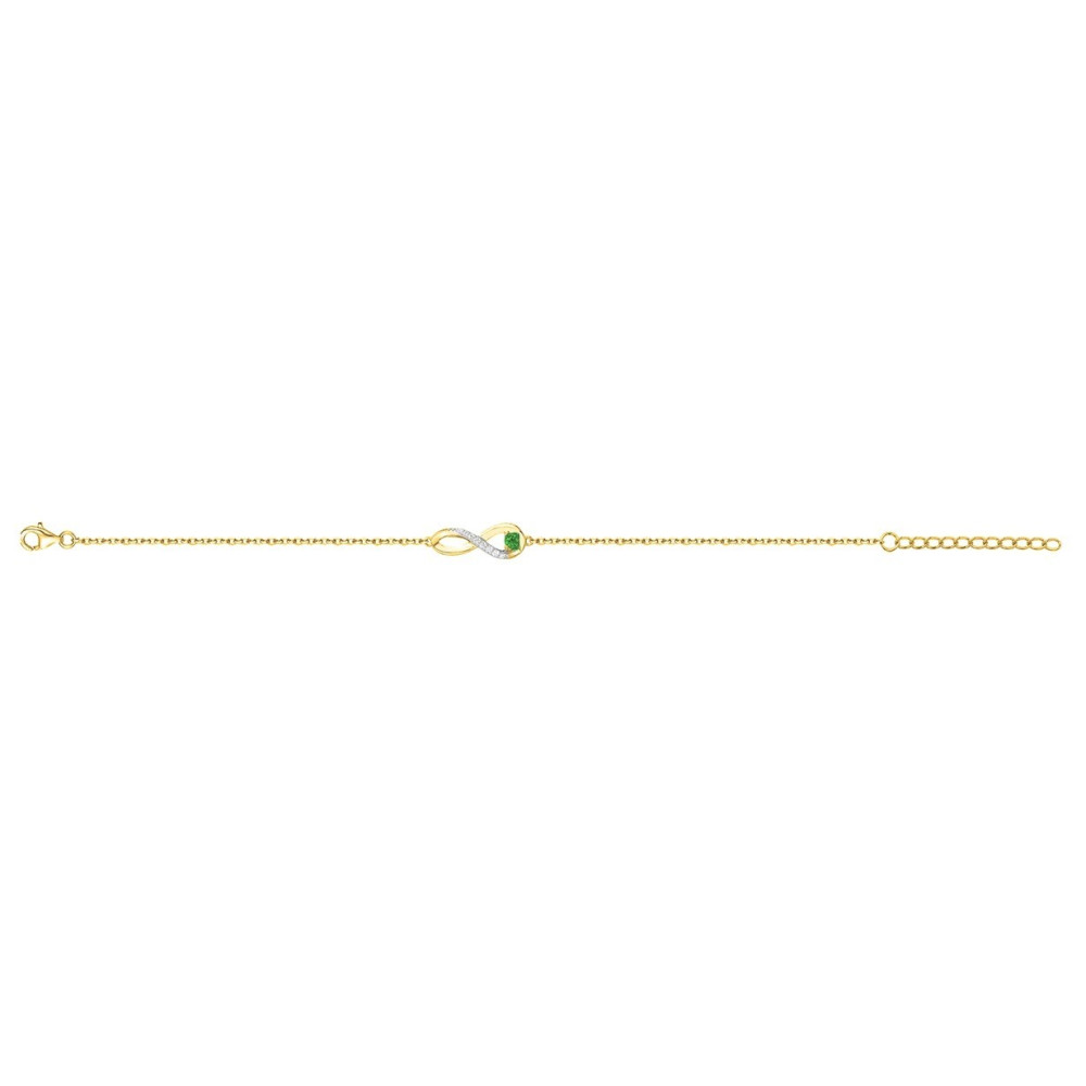 Bracelet souple mono-motif Plaqué Or by Stauffer Ref. 76300153