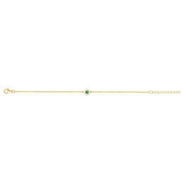 Bracelet souple mono-motif Plaqué Or by Stauffer Ref. 76300154