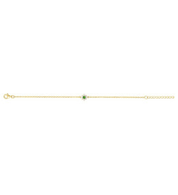 Bracelet souple mono-motif Plaqué Or by Stauffer Ref. 76300154