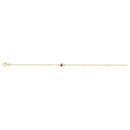 Bracelet souple mono-motif Plaqué Or by Stauffer Ref. 76300155
