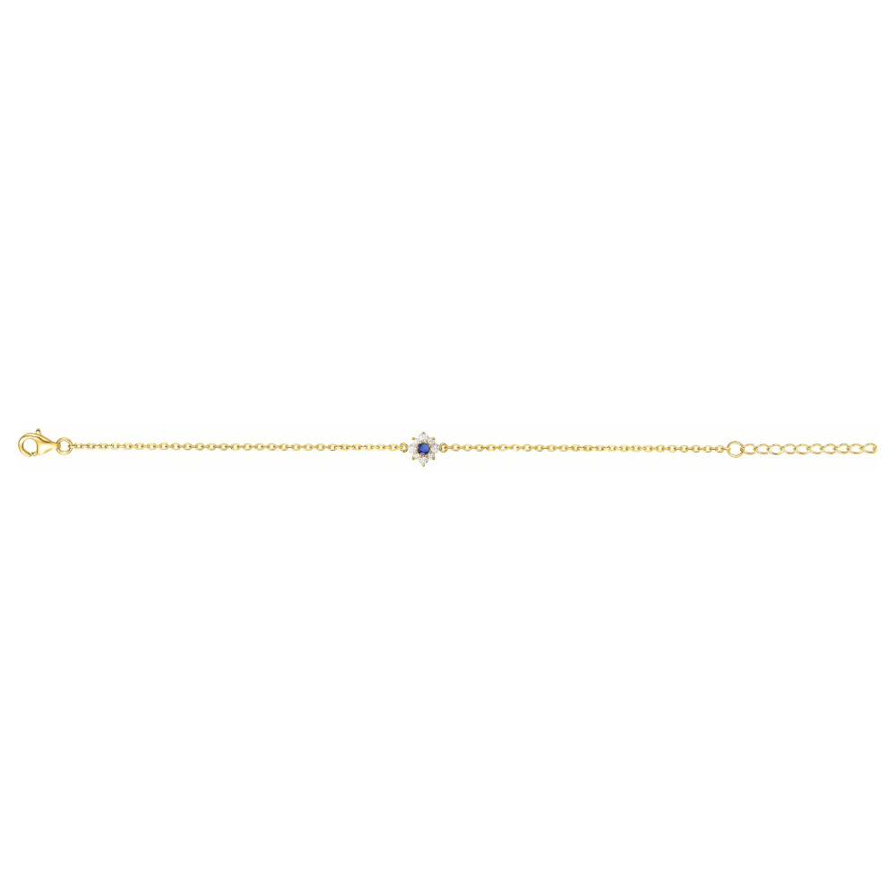 Bracelet souple mono-motif Plaqué Or by Stauffer Ref. 76300156