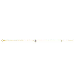 Bracelet souple mono-motif Plaqué Or by Stauffer Ref. 76300156