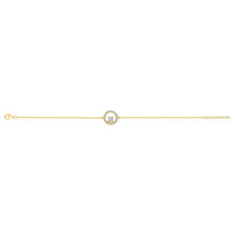 Bracelet souple mono-motif Plaqué Or by Stauffer Ref. 76300160