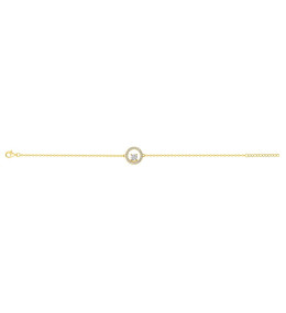 Bracelet souple mono-motif Plaqué Or by Stauffer Ref. 76300160
