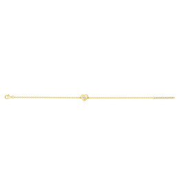 Bracelet souple mono-motif Plaqué Or by Stauffer Ref. 76300161