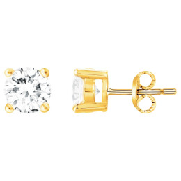 Boucles d'oreilles clous Plaqué Or by Stauffer Ref. 76400077