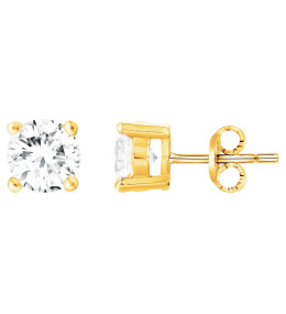 Boucles d'oreilles clous Plaqué Or by Stauffer Ref. 76400077