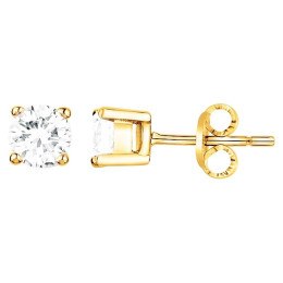 Boucles d'oreilles clous Plaqué Or by Stauffer Ref. 76400078
