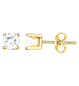 Boucles d'oreilles clous Plaqué Or by Stauffer Ref. 76400078