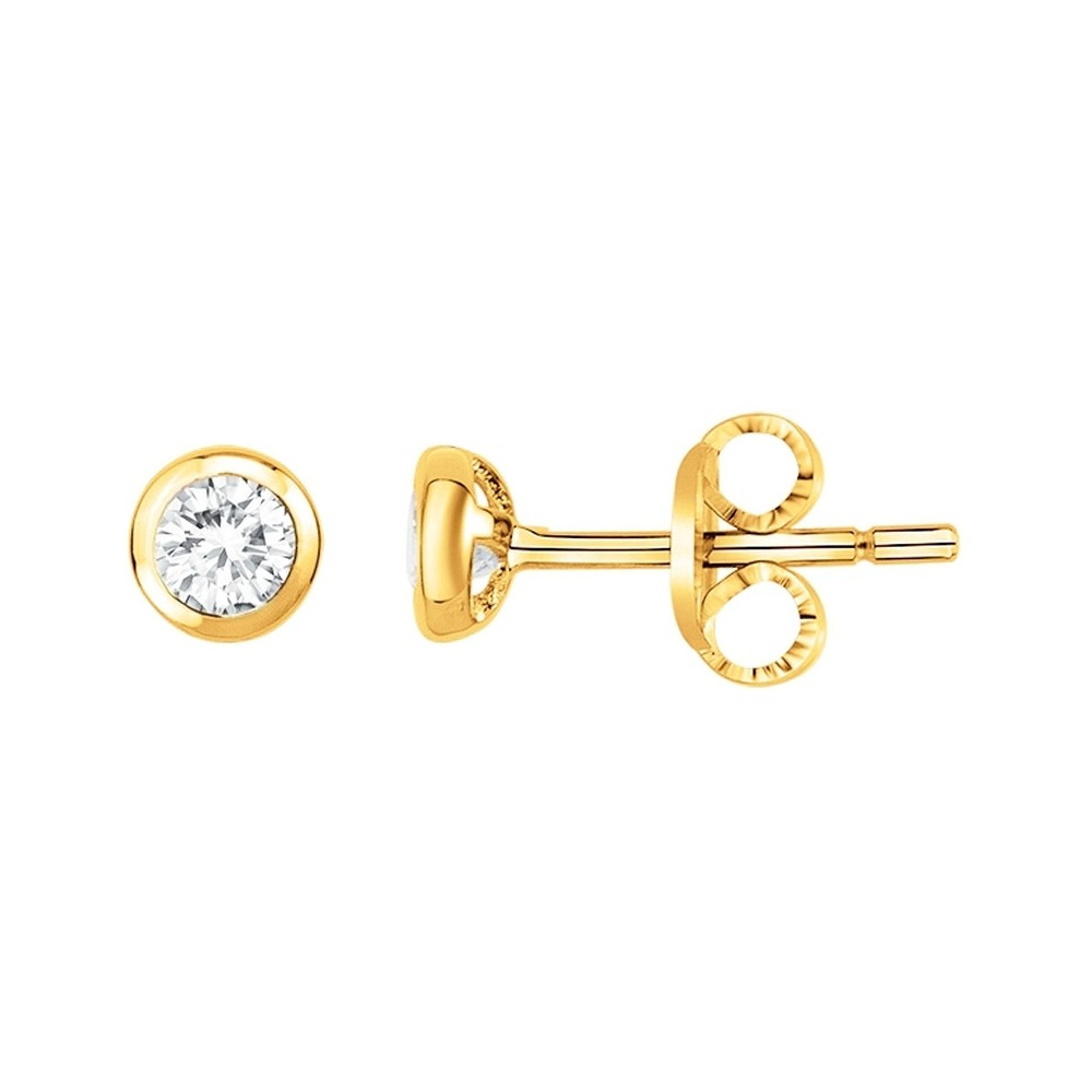 Boucles d'oreilles clous Plaqué Or by Stauffer Ref. 76400085