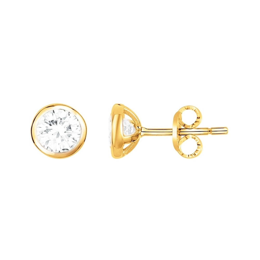 Boucles d'oreilles clous Plaqué Or by Stauffer Ref. 76400087