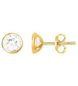 Boucles d'oreilles clous Plaqué Or by Stauffer Ref. 76400087