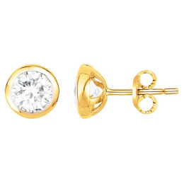 Boucles d'oreilles clous Plaqué Or by Stauffer Ref. 76400088
