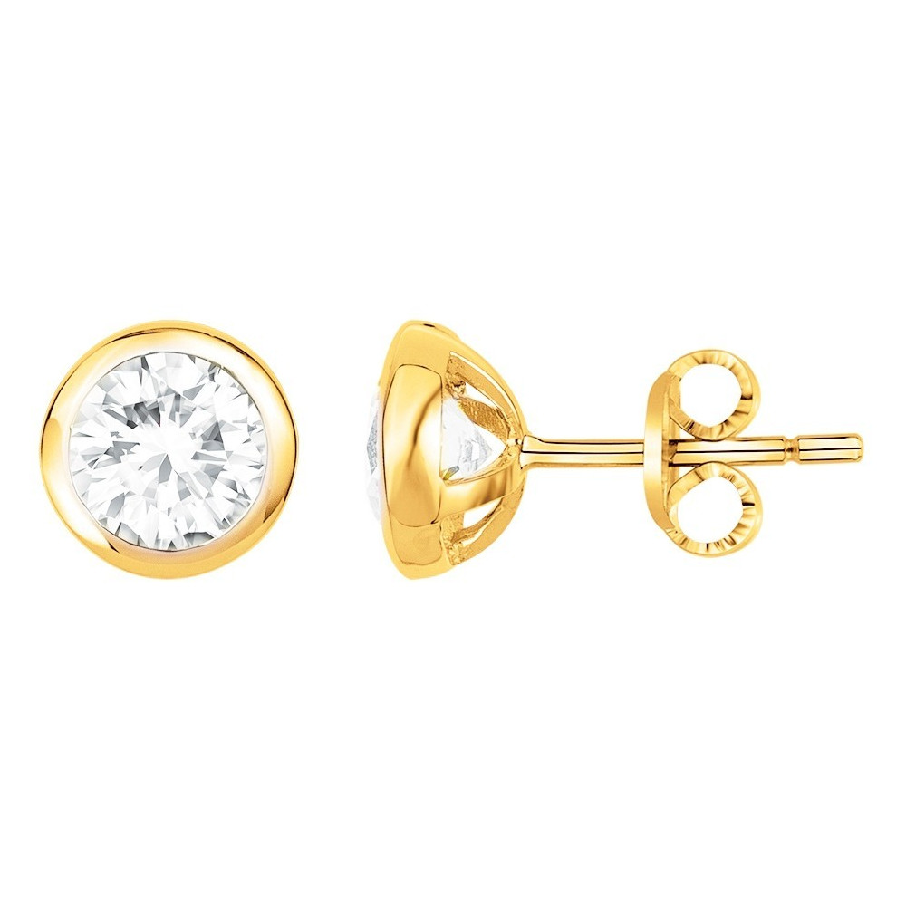 Boucles d'oreilles clous Plaqué Or by Stauffer Ref. 76400088