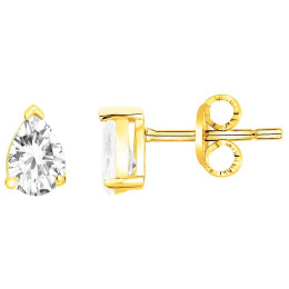 Boucles d'oreilles clous Plaqué Or by Stauffer Ref. 76400130