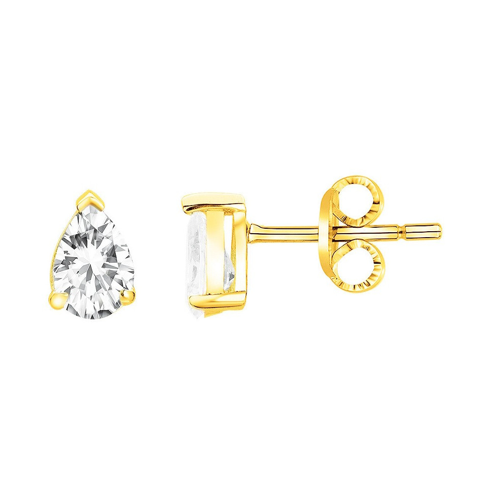 Boucles d'oreilles clous Plaqué Or by Stauffer Ref. 76400130