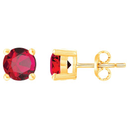 Boucles d'oreilles clous Plaqué Or by Stauffer Ref. 76400132
