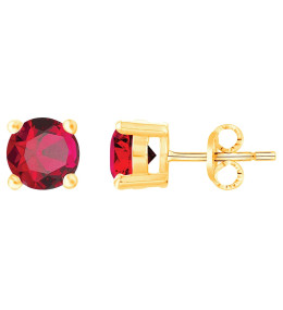Boucles d'oreilles clous Plaqué Or by Stauffer Ref. 76400132