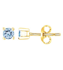 Boucles d'oreilles clous Plaqué Or by Stauffer Ref. 76400143