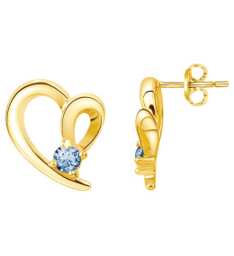 Boucles d'oreilles clous Plaqué Or by Stauffer Ref. 76400145