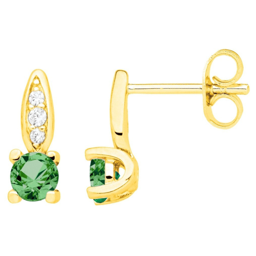 Boucles d'oreilles clous Plaqué Or by Stauffer Ref. 76400148