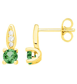 Boucles d'oreilles clous Plaqué Or by Stauffer Ref. 76400148