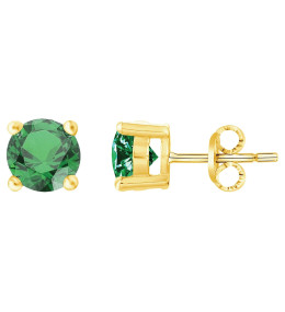 Boucles d'oreilles clous Plaqué Or by Stauffer Ref. 76400149
