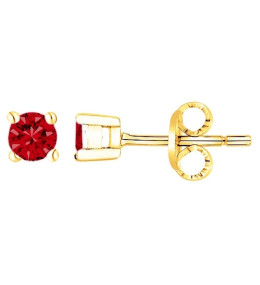 Boucles d'oreilles clous Plaqué Or by Stauffer Ref. 76400163