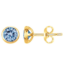 Boucles d'oreilles clous Plaqué Or by Stauffer Ref. 76400165