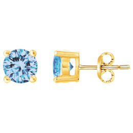 Boucles d'oreilles clous Plaqué Or by Stauffer Ref. 76400167
