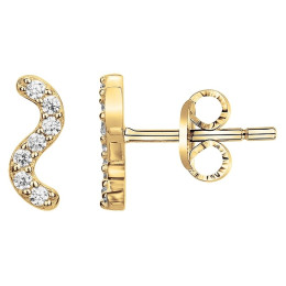 Boucles d'oreilles clous Plaqué Or by Stauffer Ref. 76400168