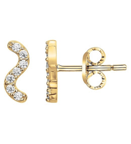 Boucles d'oreilles clous Plaqué Or by Stauffer Ref. 76400168