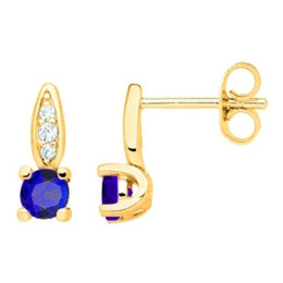 Boucles d'oreilles clous Plaqué Or by Stauffer Ref. 76400172