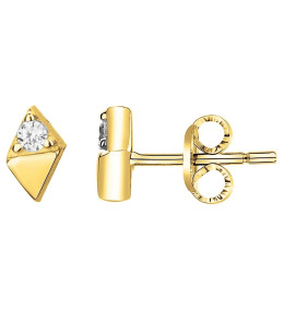 Boucles d'oreilles clous Plaqué Or by Stauffer Ref. 76400174