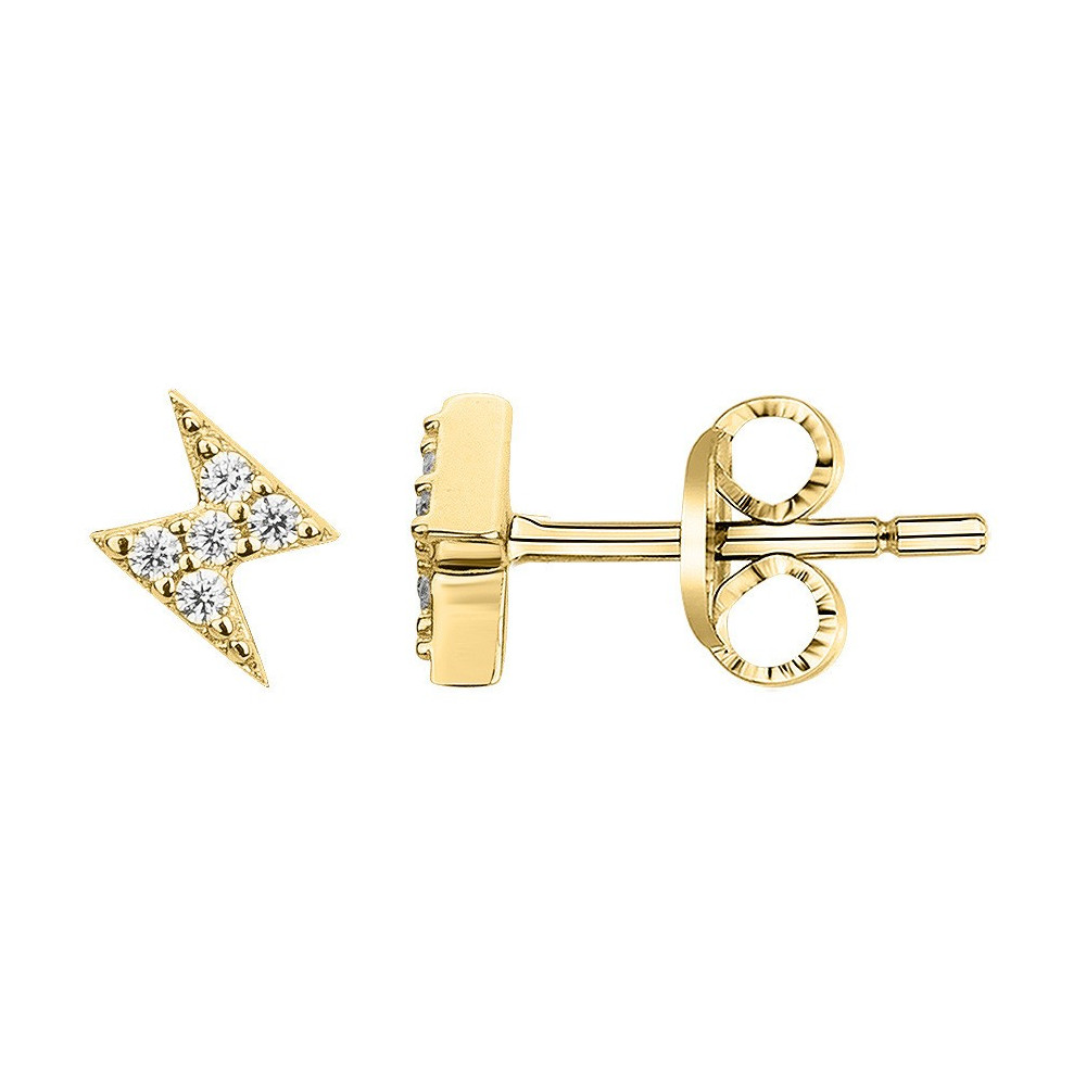 Boucles d'oreilles clous Plaqué Or by Stauffer Ref. 76400175