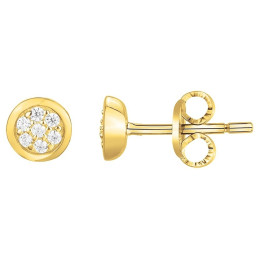 Boucles d'oreilles clous Plaqué Or by Stauffer Ref. 76400181
