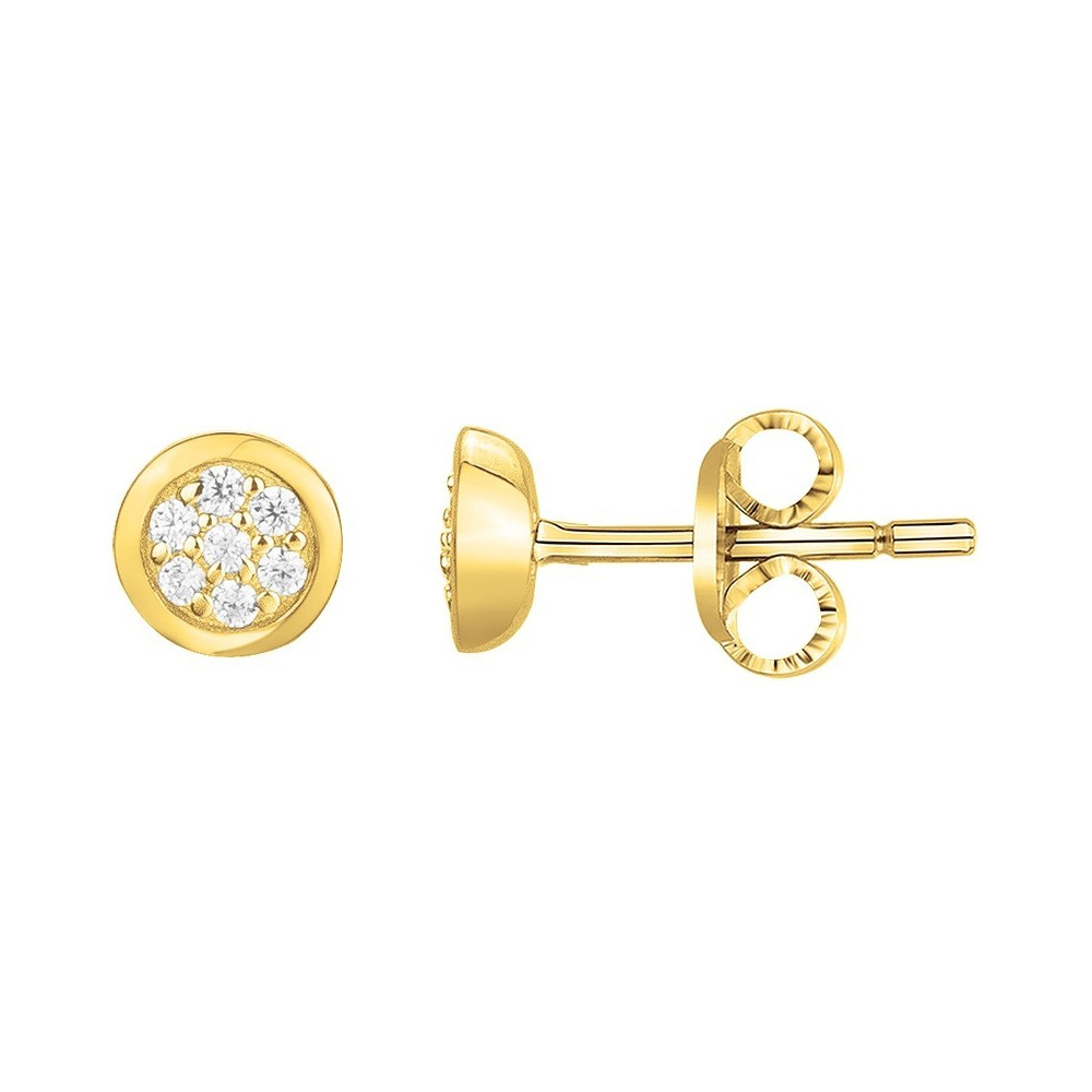 Boucles d'oreilles clous Plaqué Or by Stauffer Ref. 76400181