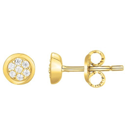 Boucles d'oreilles clous Plaqué Or by Stauffer Ref. 76400181