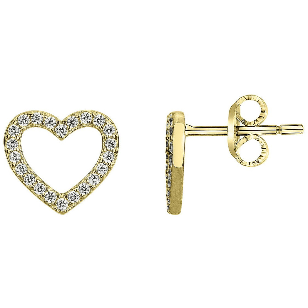 Boucles d'oreilles puces Plaqué Or by Stauffer Ref. 76400193