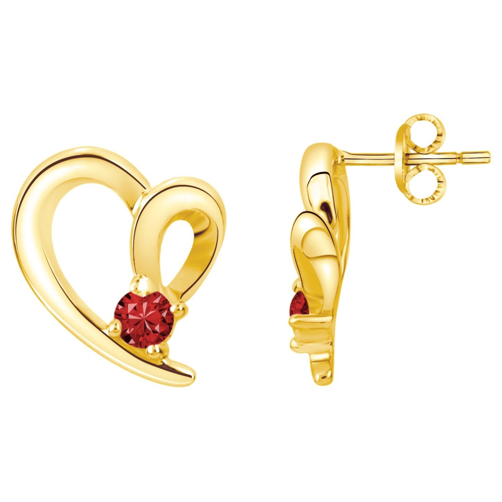 Boucles d'oreilles clous Plaqué Or by Stauffer Ref. 76400207
