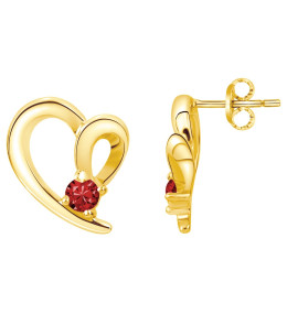 Boucles d'oreilles clous Plaqué Or by Stauffer Ref. 76400207