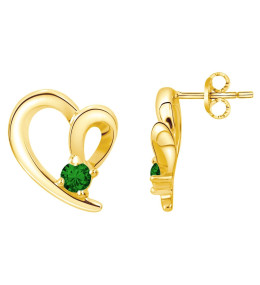 Boucles d'oreilles clous Plaqué Or by Stauffer Ref. 76400208
