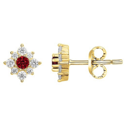 Boucles d'oreilles clous Plaqué Or by Stauffer Ref. 76400212