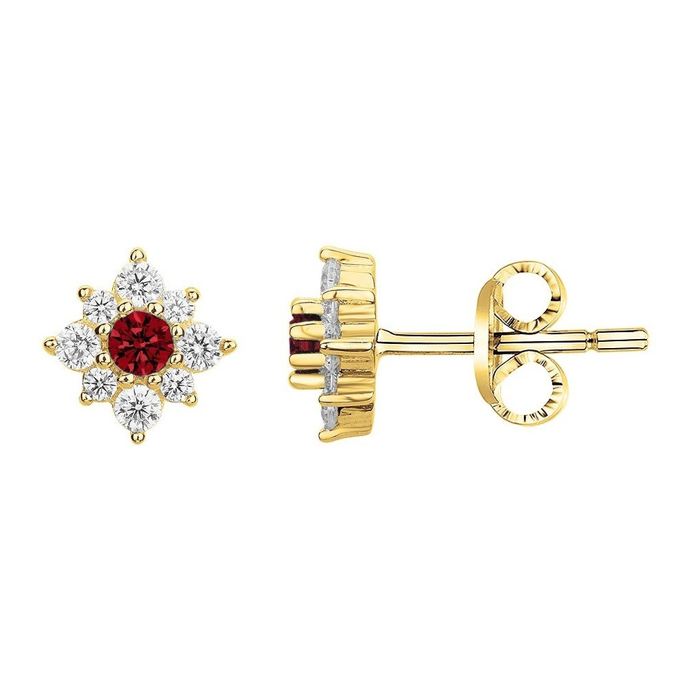 Boucles d'oreilles clous Plaqué Or by Stauffer Ref. 76400212