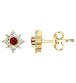 Boucles d'oreilles clous Plaqué Or by Stauffer Ref. 76400212